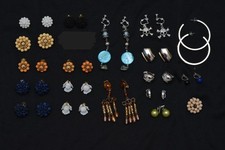 Konvolut alte Ohrclips 18 Paar