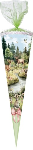 Schultüte waldzauber cm - schultüte,