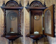 Gehäuse für Wanduhr / Pendeluhr / + Gongfeder / Gongspirale