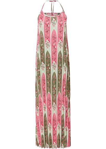 Plissee kleid rosa oliv - gr., 42