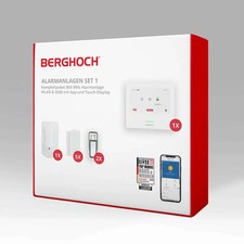 BERGHOCH 868 MHz GSM Funk Alarmanlage Smart Komplett Set ASK – Set 1