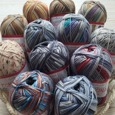 12x100g fach sockenwolle - 12x100g,