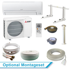 Klimaanlage Split Mitsubishi MSZ-HR35VF 3,4 kW mit WiFi und Montageset Optional