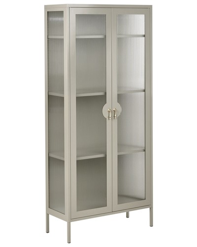 Highboard metall hellbeige - highboard,