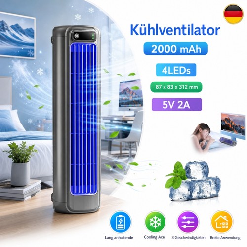 Tragbare klimaanlage 2000mah - klimaanlage,