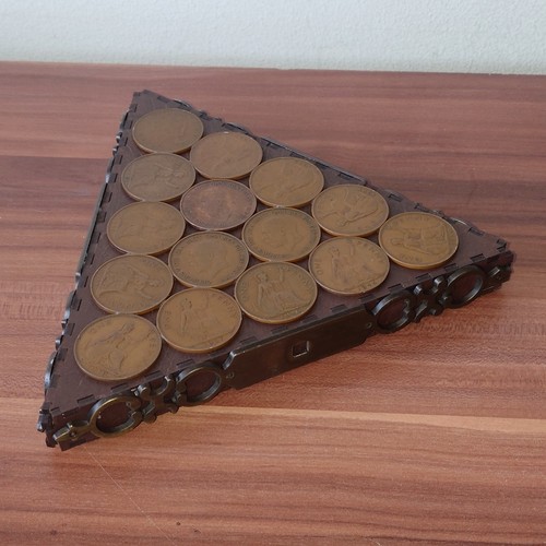 Vintage british penny coin - penny,