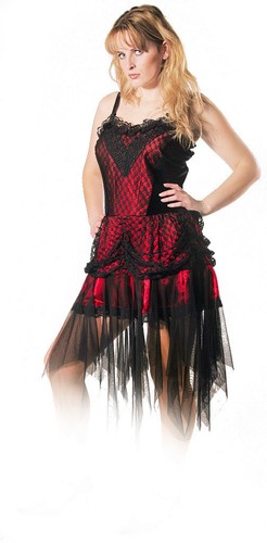 Corsagenkleid spitze gothic - corsagenkleid,