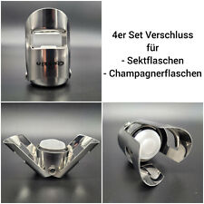 4er Set Verschluss für Sekt