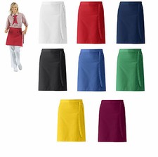 Bäckerschürze Vorbinder Bistroschürze Schürze Vorstecker 45x80cm 8 Farben TOP