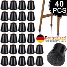 40 Stk Flexible Stuhlbein Schutzkappen Filzgleiter Bodenschutz Schoner Elastisch