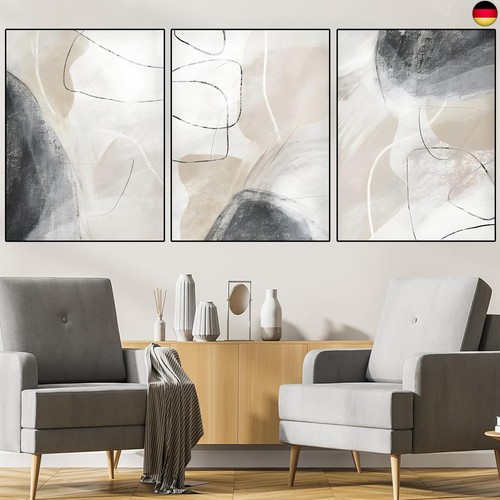 Abstrakte leinwandbilder beige - abstrakte, leinwandbilder,beige