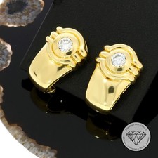 Wert: 5.550,- Brillant Ohrringe Ohrclips 0,50 Carat 750 / 18 Kt Gold XXYY