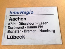 ZLS IR Aachen - Düsseldorf - Dortmund - Hamm Pbf - Münster - Bremen - Lübeck