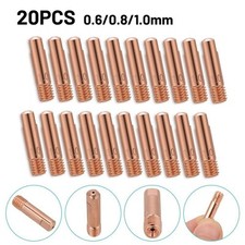 MIG Schwei?kontaktspitzen f??r Brenner Verbrauchsmaterial 20 St??ck Gr??en 0