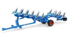 Bruder Spielzeug 02250 LEMKEN Aufsattel-Drehpflug Vari-Titan Anbaugerät Traktor