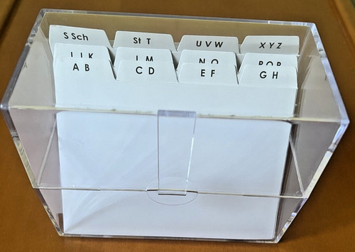 Karteikasten mit register - a6,