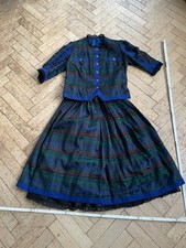 Trachtenkostüm Seide von Helene Straßer, ca. Größe 40.