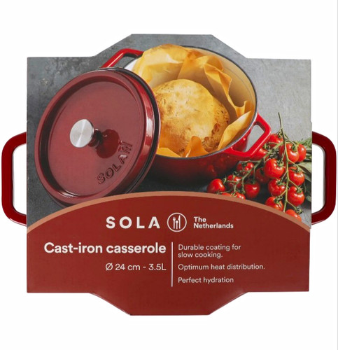 Sola gusseisen kochtopf rund - gusseisen-kochtopf,