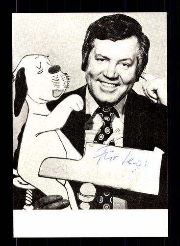 Wim thoelke autogrammkarte - thoelke,