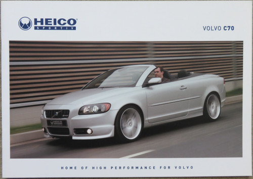 Volvo c70 heico prospekt - volvo,