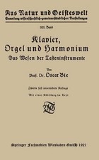 Klavier, Orgel und Harmonium