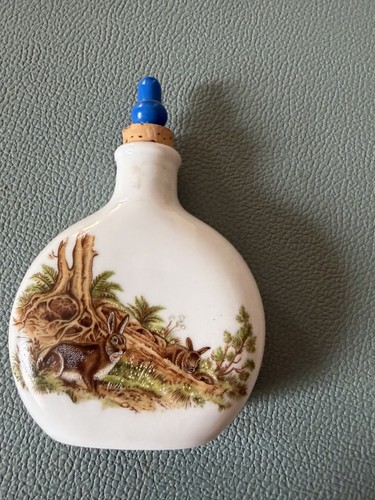 Schnupftabakflasche porzelan - ,