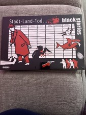 black stories Stadt Land Tod Moses Partyspiel Kartenspiel Ratespiel Rätselspiel