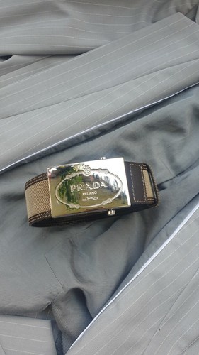 Prada logo gürtel - logo,