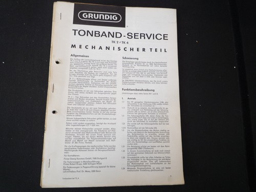 Original service manual - original,
