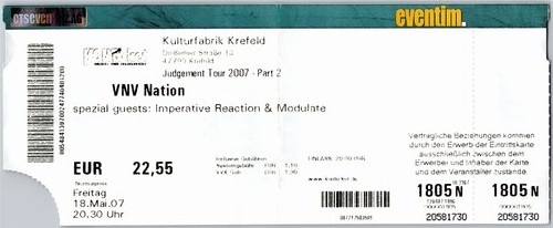 Vnv nation 2007 tour - 2007,