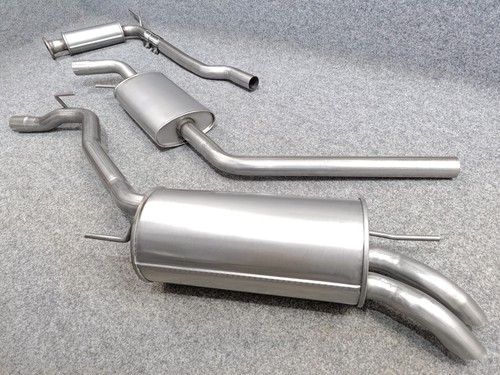 Edelstahl auspuff für - vw, t4