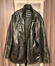 Lederjacke herren Milestone schwarz hochwertig 
