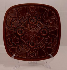 Keramik Adventsteller "Goebel" mit 4 Kerzenhalter integriert / Vintage