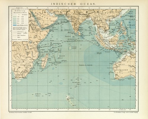 Indischer ozean historische - ozean,