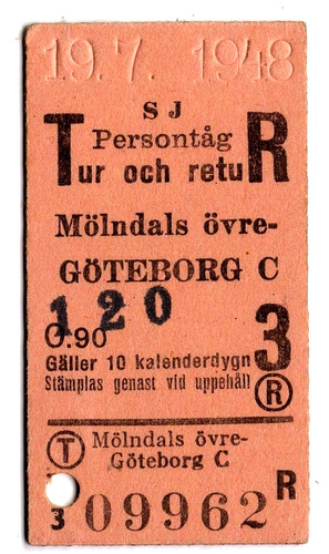 Bahnticket schweden molndals - bahnticket:,