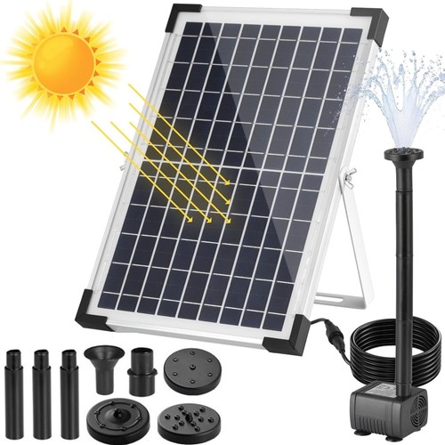 500l akku solar teichpumpe - 500l/h,