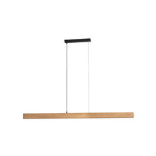 TK Lighting LED-Holzhängeleuchte Pendellampe Teo Kiefer Touchdimmer 126 cm