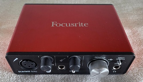 Focusrite scarlett solo 2nd - focusrite,