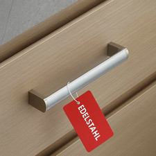 Möbelgriffe EDELSTAHL OVAL