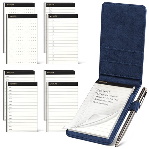 Notizblockhalter leder mini - notizblockhalter,