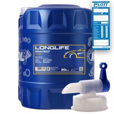 20L Mannol Longlife Öl 5W-30 Motoröl VW 504.00 507.00 BMW LL-04 + Ablasshahn