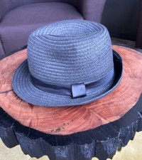 H&M Strohhut Schwarz Gr L