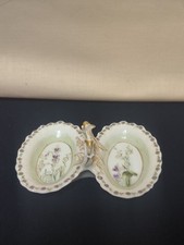 Jugendstil Porzellan Menage Maiglöcken & Veilchen Krautheim & Adelberg 