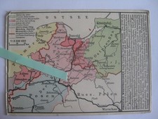 alte Postkarte Landkarte