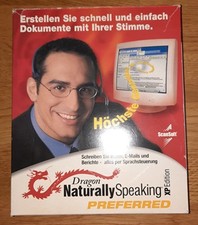Software Dragon Naturally Speaking XP-Edition ohne Kopfhörer, gebraucht