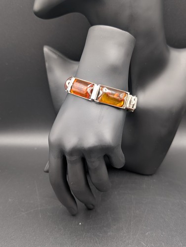 Bernstein armband 835 silber - bernstein,
