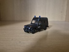 Wiking MB G-Klasse Hochdach Polizei SEK MEK Unikat 1:87 gebraucht