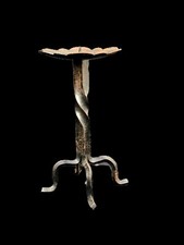 Leuchter Schmiedeeisen sakral 30 cm alt schwer edel schlicht