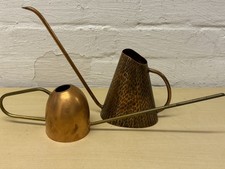 2 x Kupfer Designer Giesskanne