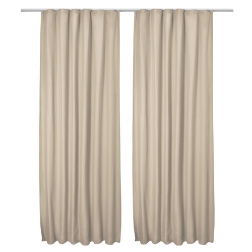 Vorhang thermo blickdicht - 2x,